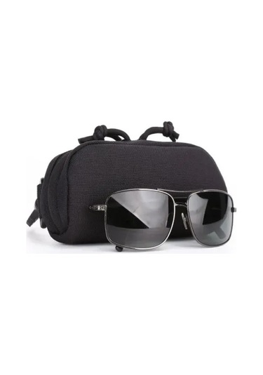 Maiyame Taktik Gözlük Kılıfı Nylon Sabit Kasa Sulu Dayanıklı Çift Kapaklı Av Outdoor Spor Gözlük Koruyucu Siyah Çok Renkli