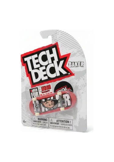 Tech Deck Baker Brand Logo Domuz Grafik Parmak Kaykay