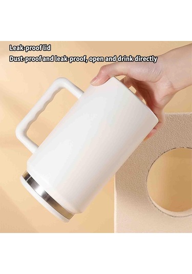 Pipetli Su Şişesi Kadınlar İçin Paslanmaz Çelik Yetişkin Su Şişeleri Suyu Soğuk Tutan Termos Yalıtımlı Şişeler Bardak Vakumlu Mataralar Kahve 1500ml Saplı Araba Kupası Mor 1500ml Mor