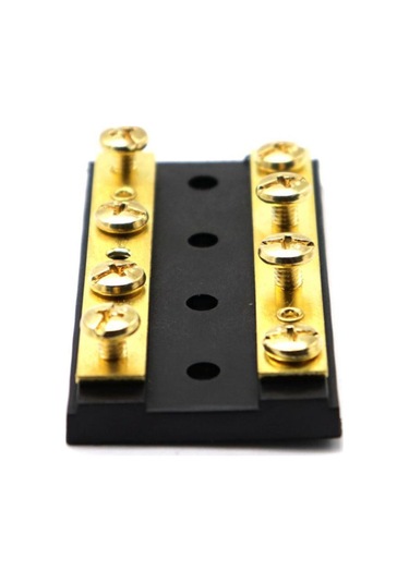 Suntek Deniz Tekne Rv Pirinç 4 Gang Blok Düello Terminal Bloğu