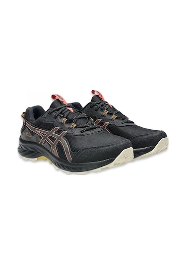 Asics Gel-venture 10 Waterproof 1012b760 Outdoor Koşu Siyah-mor Kadın Spor Ayakkabı Siyah-mor