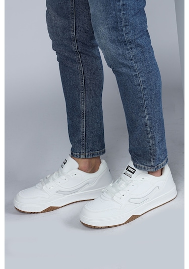 Jump 28520 Beyaz Erkek Sneaker Günlük Spor Ayakkabı