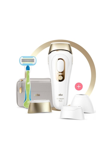 Braun Silk Expert Pro 5 PL5257 Yeni Nesil IPL 400.000 Atımlı 3 Başlıklı Epilasyon Cihazı + Çanta