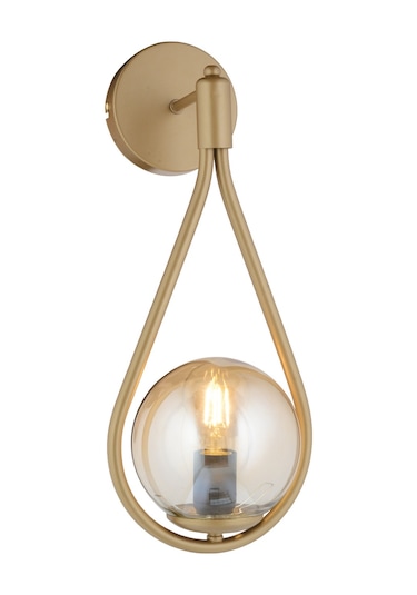 Mirza Tekli Eskitme Bal Camlı Modern Yatak Başı Salon Aplik Eskitme