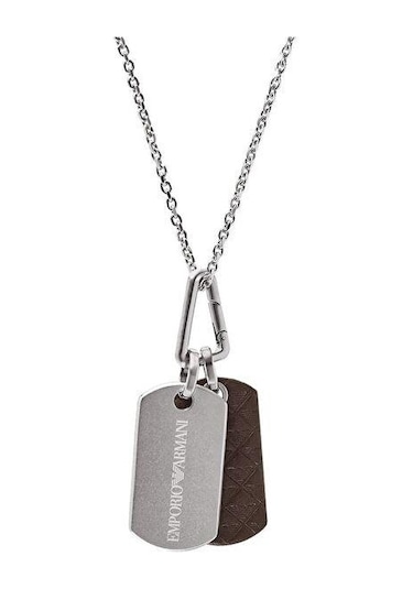 Emporio Armani Ajegs3133-040 Erkek Kolye Gri