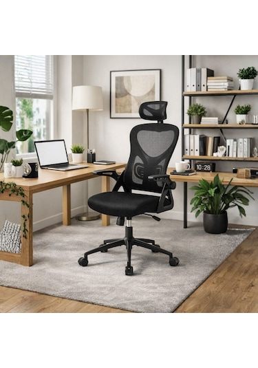 Action X Ergonomik File Sırtlı Yönetici Ve Çalışma Koltuğu Siyah Siyah