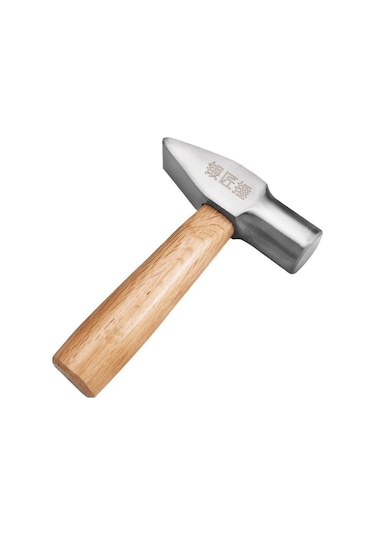 Mytec Orta Gümüşçü Çekiç Aracı Kısa Saplı Küçük Çekiç El Yapımı Yuvarlak Kafa Ördek Gagası Çekiç