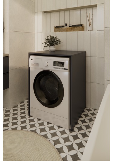 Odaco Premium Çkmd-01 %100 Mdf Çamaşır Ve Kurutma Makinası Banyo Dolabı Antrasit Odaco Premium Çkmd-01 %100 Mdf Çamaşır Ve Kurutma Makinası Banyo Dolabı Antrasit
