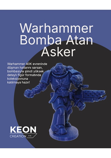 Warhammer 40k Bomba Atan Asker Figür
