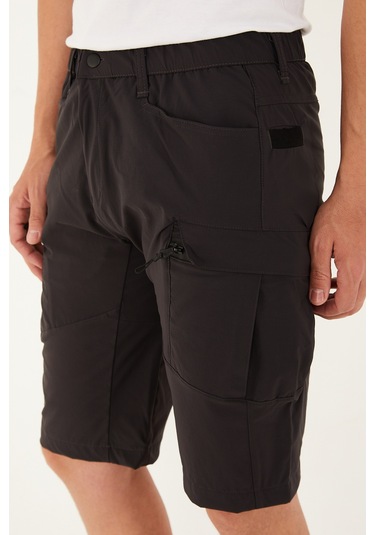 Camp Scoutland Camp725 Outdoor Tactical Su İticili Yazlık Erkek Taktik Şort Antrasit