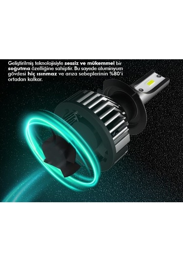 Niken Pro Led Xenon Far Ampul H1 H3 H4 H7 H8 H9 H11 H15 H16 9005 530809385