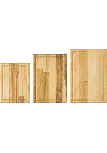 Elan Gallery Kesme Tahtası 3 Adet, Standlı 234251396 Kahverengi
