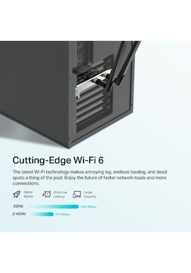 TP-Link Archer TX20E AX1800 1200 Mpbs Pcı Express Kablosuz Adaptör