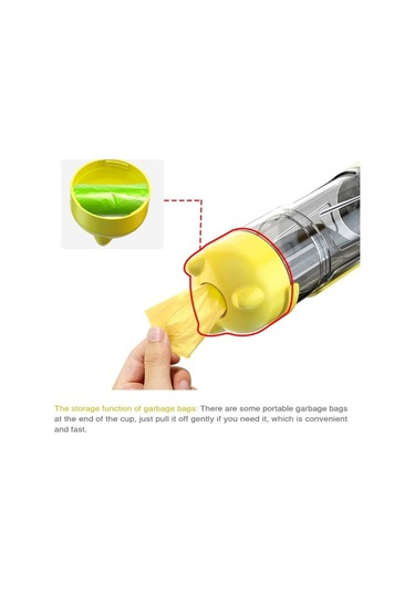 Pazly Çok İşlevli Köpek Seyahat Su Bardağı, 300ml, Abs+pc, Mavi, Yeşil, Pembe, Sarı Köpek Maması Evcil Hayvan Su Dağıtıcısı, Besleyici Kürek Tabure