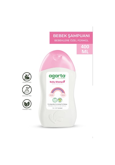 Agarta Bebek ve Kız Çocuklarına Özel Doğal Bakım Şampuanı 400 ML