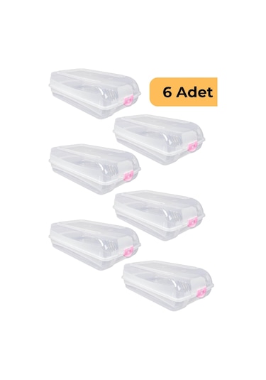 Bay Ayakkabı Koruma Kutusu, 6'lı Set Çok Renkli