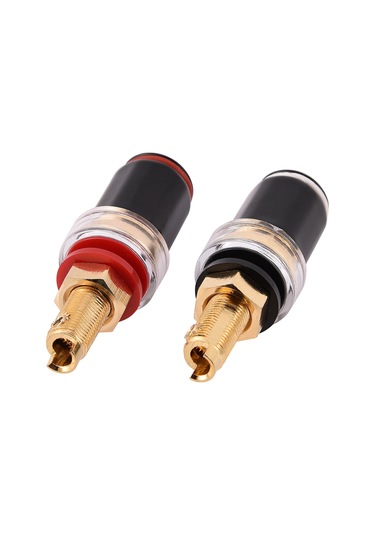 Lemestar Hoparlör İçin Bakır Terminol, Kaynaklama Olmadan Uyumlu, 4mm Muz Şarjı Ve Tel Bağlantısı, Vida İle Sabitlenir