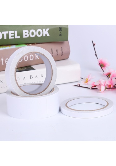 Vkemall 5'li Paket Güçlü Yapışkanlı Çift Taraflı Bant - 10mm Genişlik, Ofis Ve Ev Kullanımı İçin