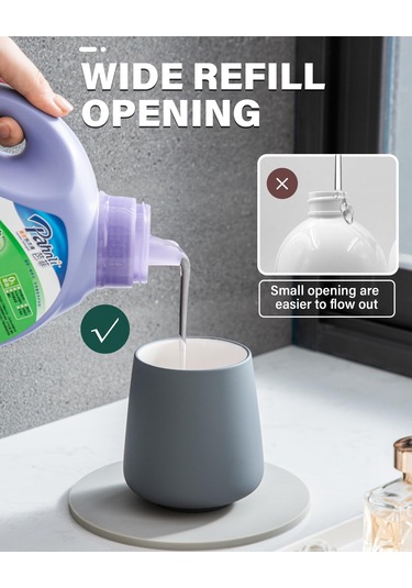 Ük El Sabunu Dispenseri - 12oz Banyo Losyonu El Pompası Şeffaf