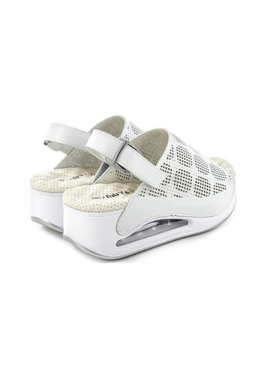 Muya Jambe 34221-019 Air-max Taban Kadın Sandalet Beyaz 36-40 001