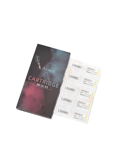 Gajeena 10 Adet Tek Parça Dövme İğnesi Kartuşu - Tek Kullanımlık 9rs - Dövme, Kaş, Göz Kapağı Ve Dudak Uygulamaları - Güvenli Membranlı - Transparan Uç