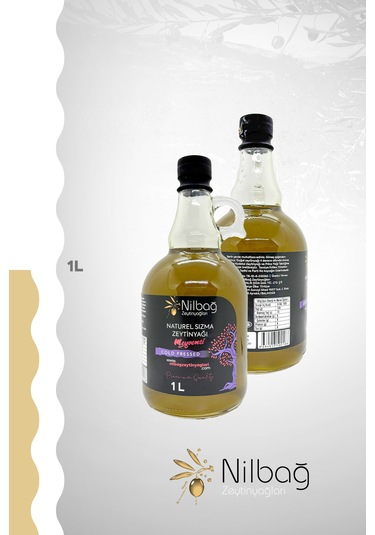Nilbağ Zeytinyağları Ayvalık Natural Sızma Zeytinyağı Meyvemsi Galon 1 L