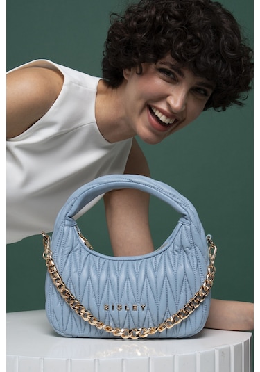 Sisley Kadın El Çantası C.sly 056 Mavi