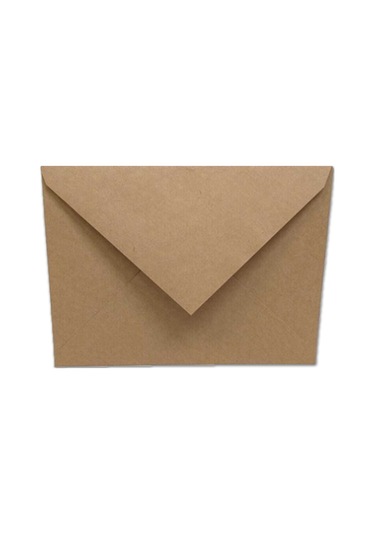 İstisna 12 Adet Mektup Zarfı 13x18 CM 100gr. Kraft