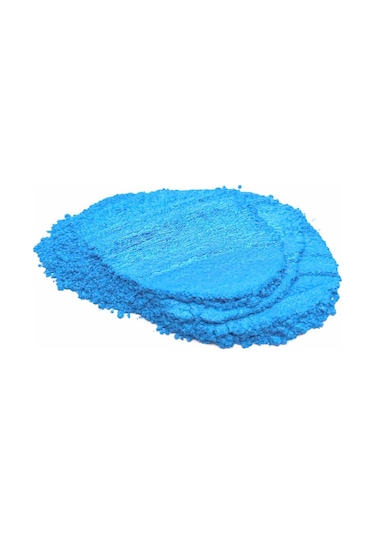 Epoksi Reçine Metalik Sedefli Pigment Toz Boya Açık Mavi Renk 50 G