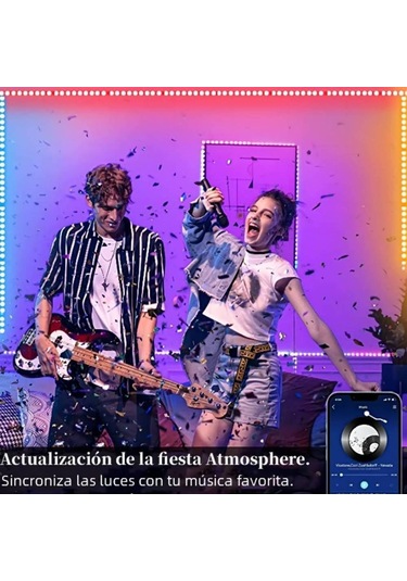 Reedark 20m Bluetooth Rgb Led Şerit Işığı 2x10m , Müzik Senkronizasyonlu, Renkli, Esnek, 12v Güvenli, Ev Dekoru Partileri İçin Diğer