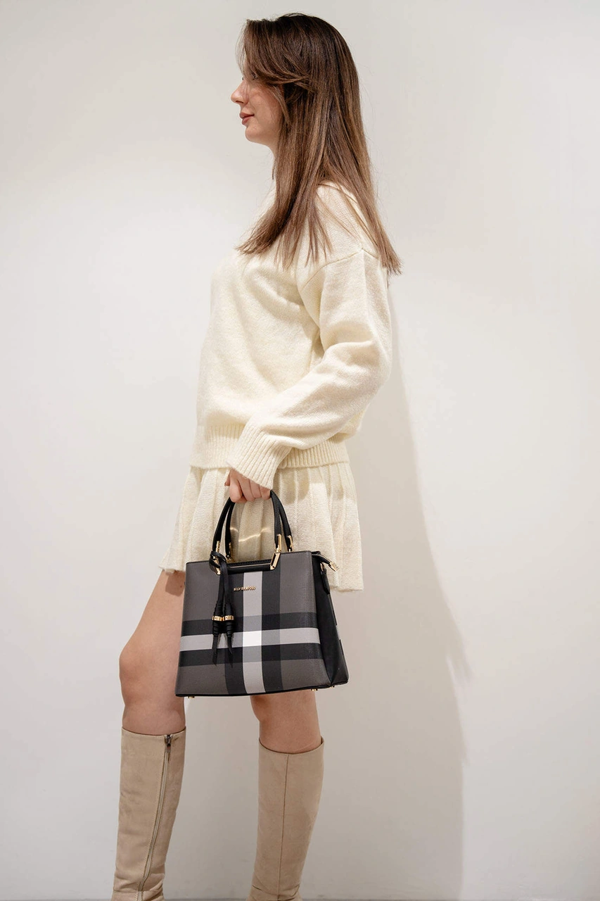 Silver Polo Kadın El Ve Çapraz Çanta 969 Siyah