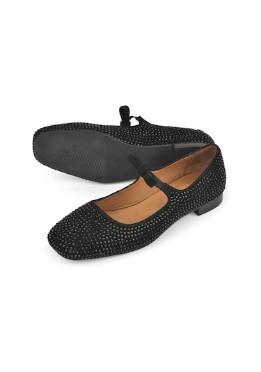 Ziya, Kadın Hakiki Deri Babet 1531050z25150444y Siyah 1531050z25150444y 000 Siyah