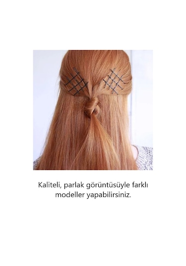 36 Adet 1. Kalite Metal Tel Toka Saç Tokası Siyah Tel Toka Siyah