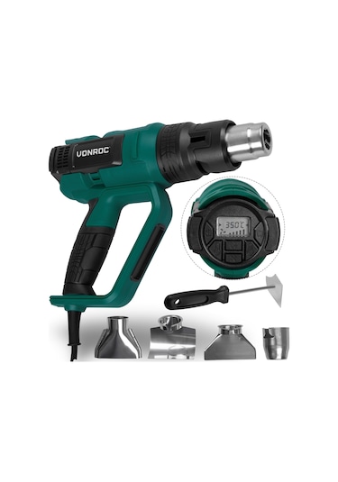 Vonroc Profesyonel Sıcak Hava Tabancası - 2000w - Lcd Ekran