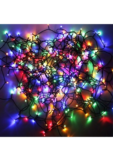 RENKLİ LED IŞIK 100 LED 4 METRE PİRİNÇ LED IŞIK RENKLİ LED IŞIK YILBAŞI AĞACI IŞIĞI PİRİNÇ LED DEKOR IŞIK Çok Renkli