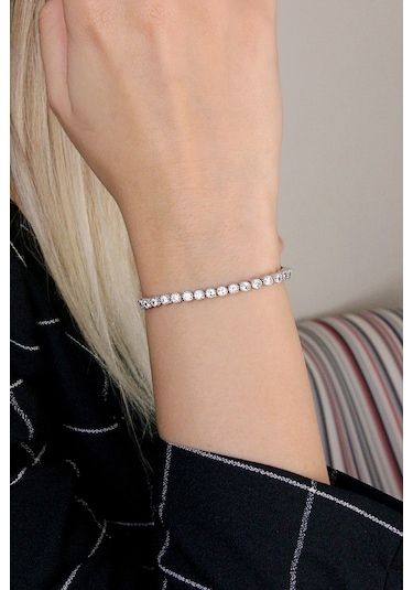 Argentum Concept - Gümüş Asansörlü Su Yolu Bileklik - B076501