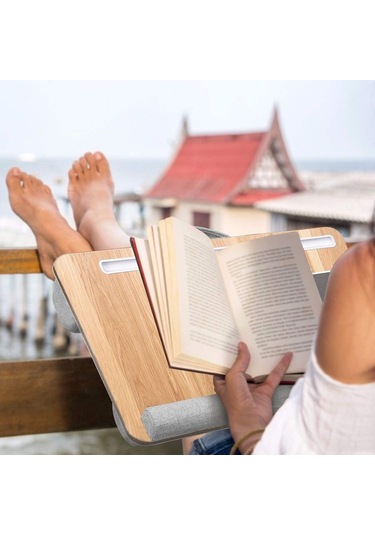 Konfeksiyon-Market Hodbehod Çok Amaçlı Laptop Sehpası Yastıklı Notebook Masası