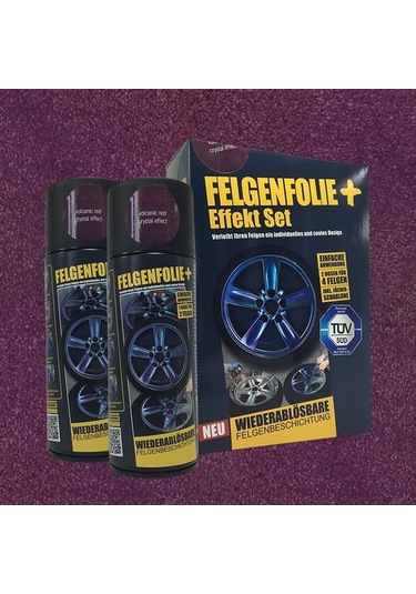 Jant Folyo - Efekt Set - Volcanic Red Crystal Effect