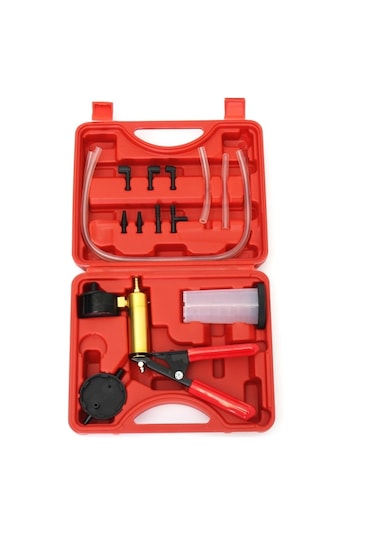 Sones 2'si 1 Arada Fren Hidroliği Hava Alma Değişimi El Tipi Vakum Tabanca Pompası Test Cihazı Kiti