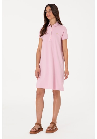 U.s. Polo Assn. Kadın Açık Pembe Elbise Örme 50305853-vr078 Acık Pembe