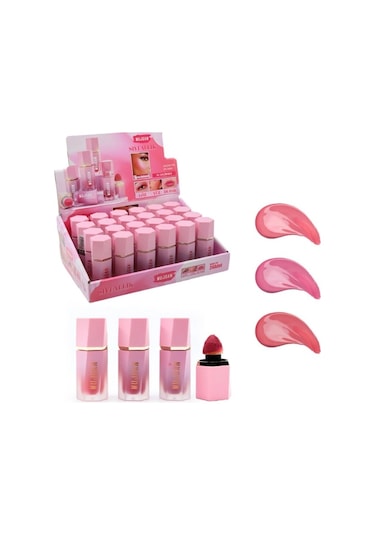 3'lü Sıvı Krem Allık Seti - Lip And Cheek