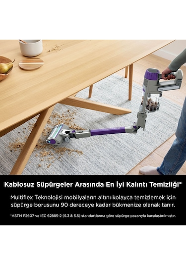 Shark IP1251EUT PowerDetect Turbo Başlıklı Şarjlı Dikey Süpürge