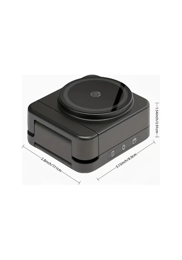 Topshop1 Katlanabilir Kablosuz Sarj Cihazi 3u 1 Arada Cok Fonksiyonlu Hizli Siyah Telefon Sarj Aleti