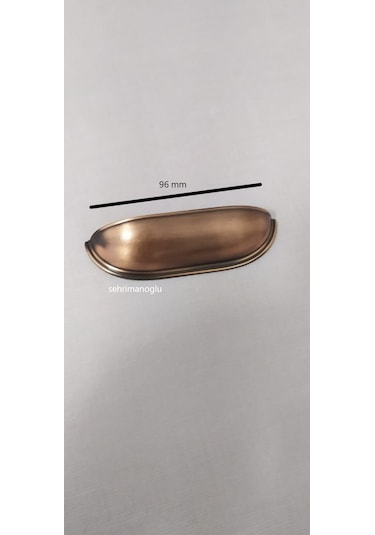 Mobilyalüks Mutfak Vestiyer Dolap Çekmece   Kulp Midye Antik Bakır