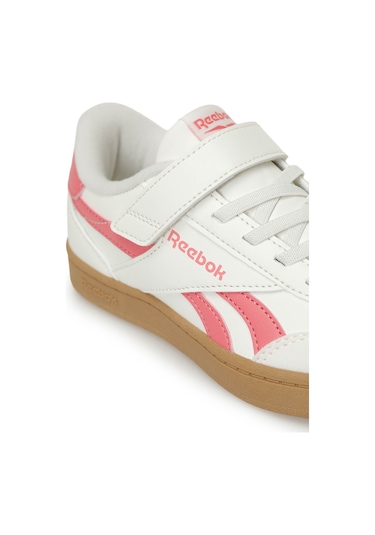 Reebok Smash Edge Elastıc Kırık Beyaz Kız Çocuk Sneaker Beyaz-Pembe