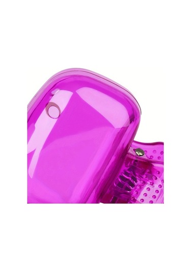 Pazly Taşınabilir Suntek Seyahat Mor Kapağı Kafası Fırçası Diş İf Mor