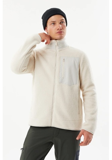 Exuma Erkek Taş Rengi Peluş Polar 2411149 Taş