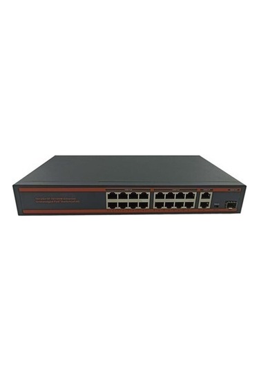 Nova Nd1pd1622lfgx 16 Port Poe+ 10/100 Mbps 2 Port 10/100/1000 Mbps Uplink 1 Port Sfp Switch