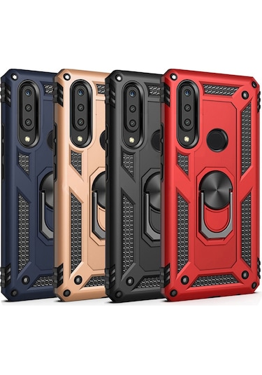 Samsung Galaxy Uyumlu M40 (M405) Kilif Panzer Ring Tam Koruma Arka Kapak 439051191