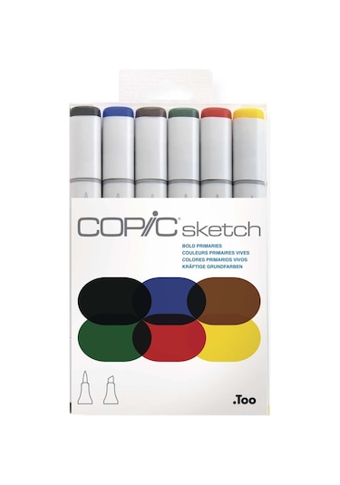 Sketch Bold Primaries Set 6'Lı